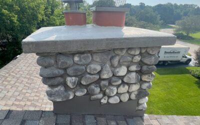 Brookfield chimney crown repair project
