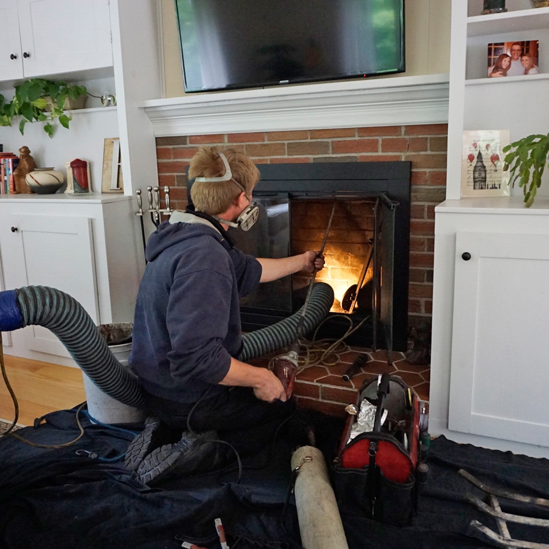 Chimney sweeping in Franklin WI