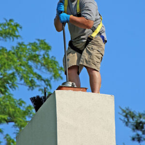 Chimney sweeping in Brookfield, WI.