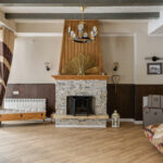 Drafty fireplace repairs in Mequon, WI.