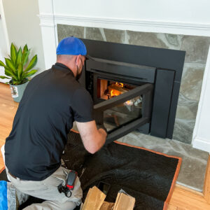 Fireplace insert sales and installation in Delafield, WI.